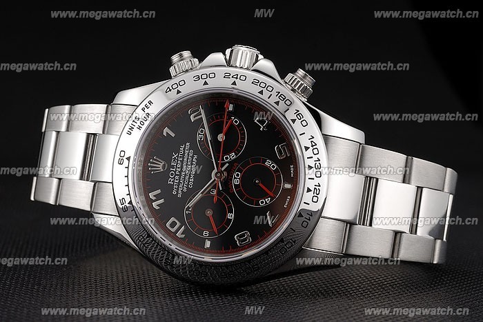 Swiss Rolex Daytona Stainless Steel Bracelet Black Dial 80296 Replica Review
